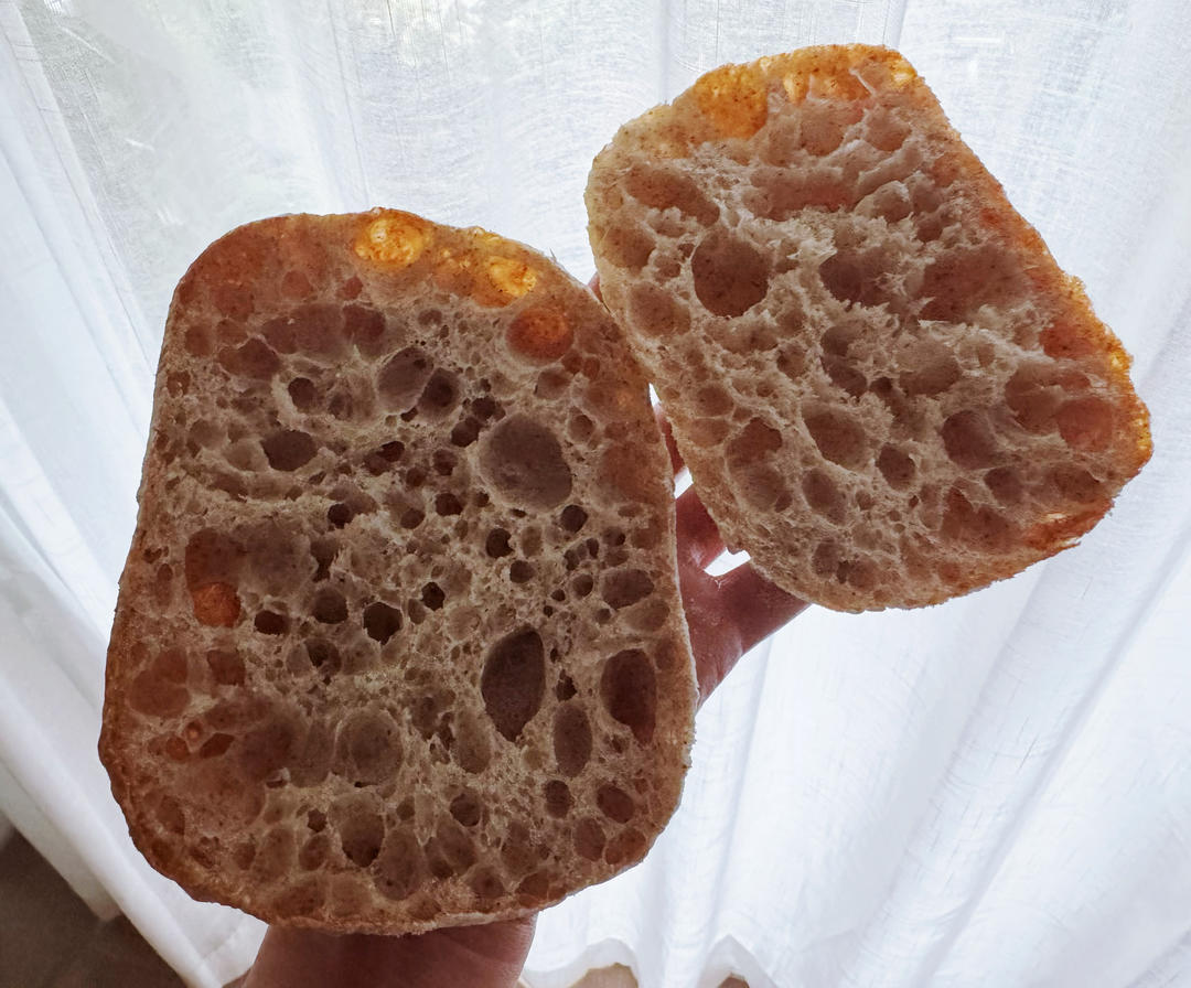 黑麦恰巴塔丨直接法·免酵种·新手友好