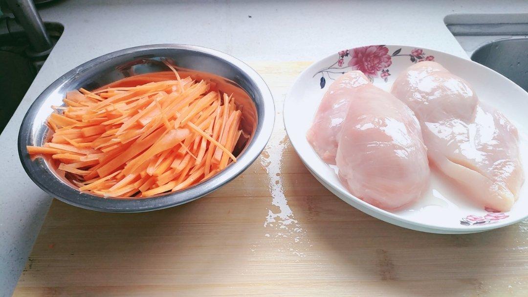 胡萝卜炒肉