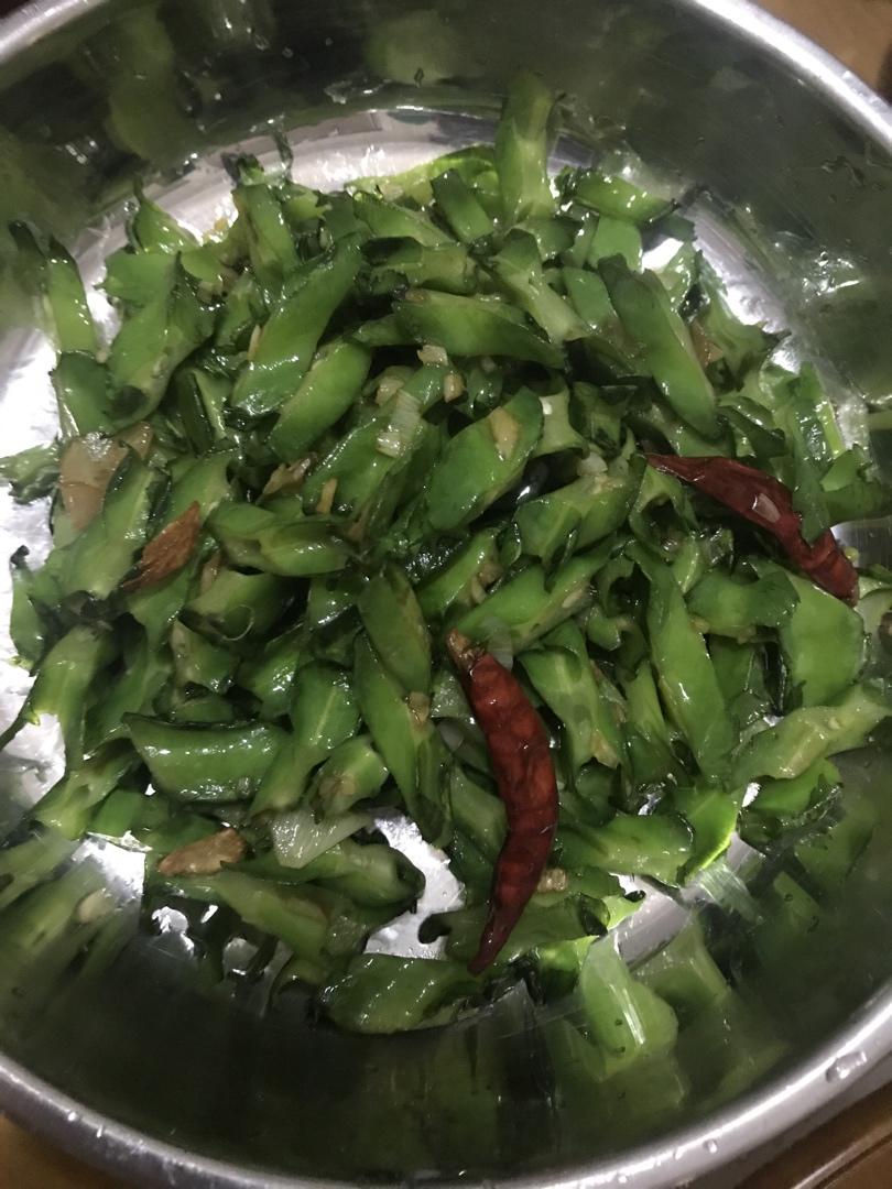 清炒四角豆