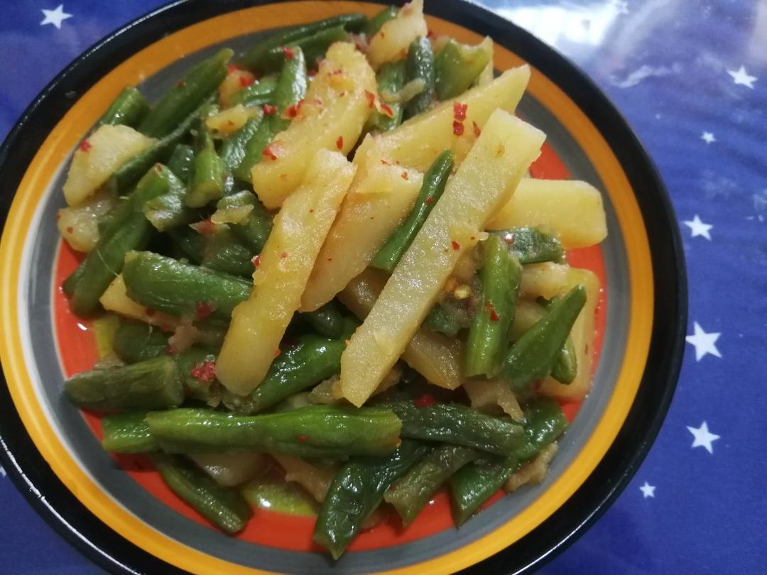 四季豆遇上土豆～