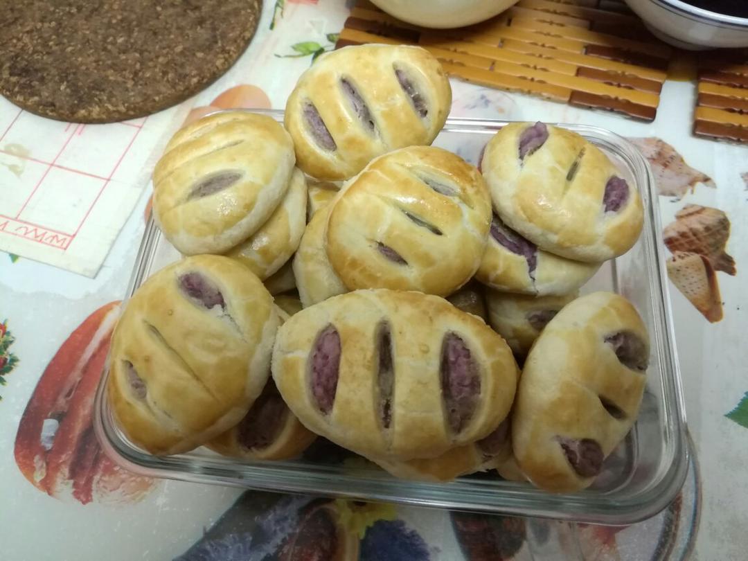 紫米馅老婆饼超快手（不用出膜不用醒面）