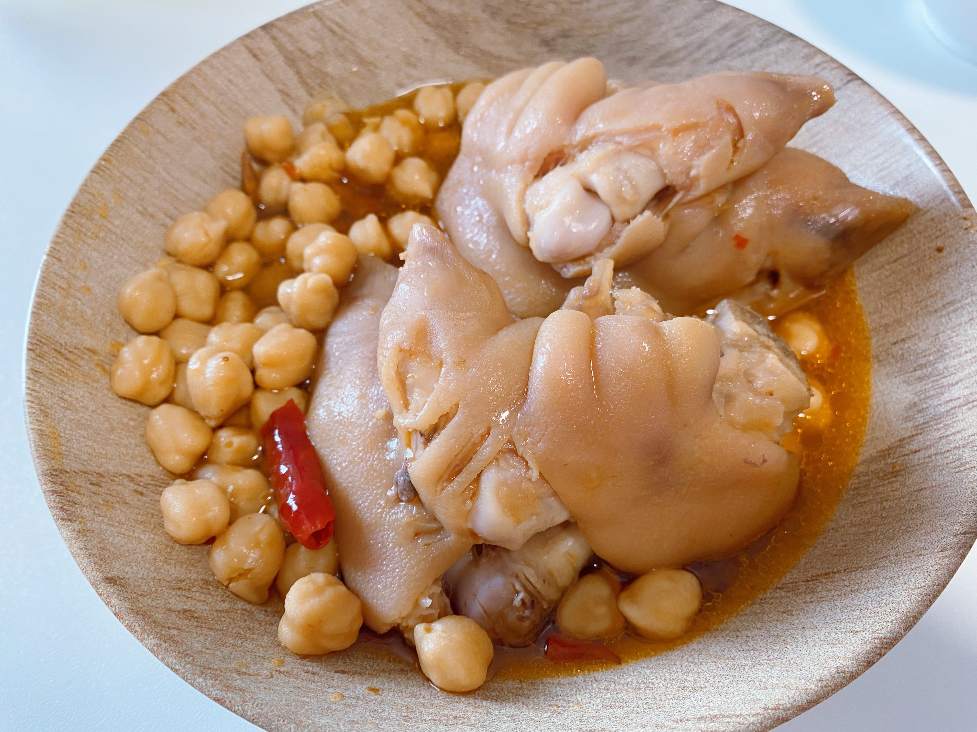鹰嘴豆炖猪蹄（高压锅版）的做法