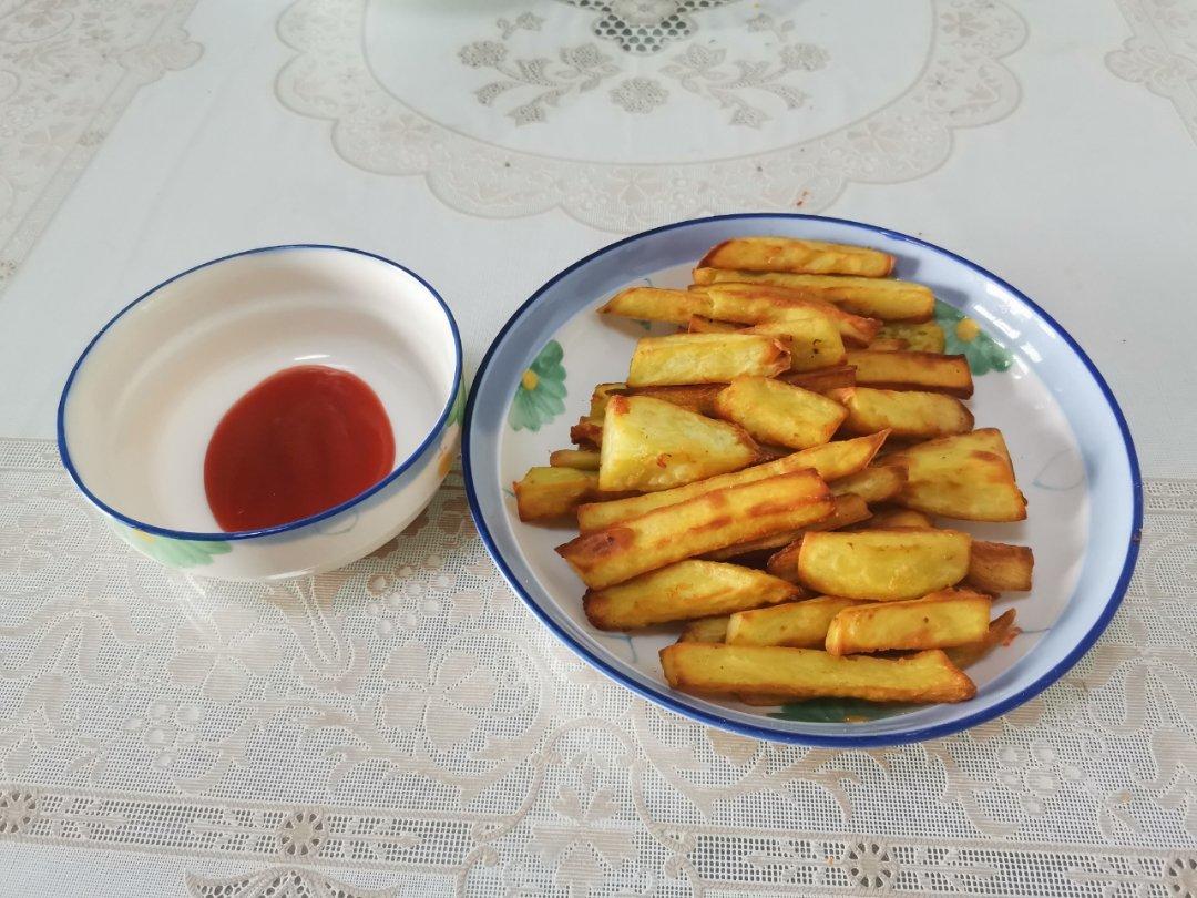 清爽简单炸红薯条（炸地瓜条）