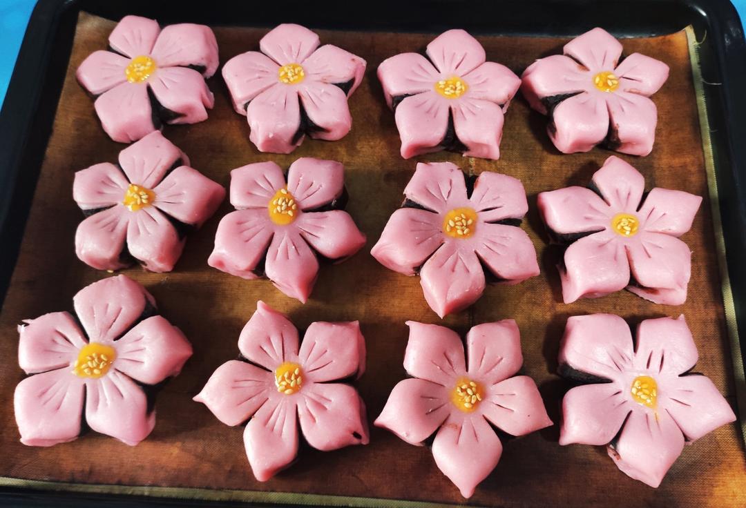 🐰小姐的粉粉桃花酥（樱花酥）🌸