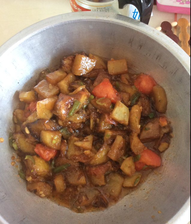 红烧茄子土豆