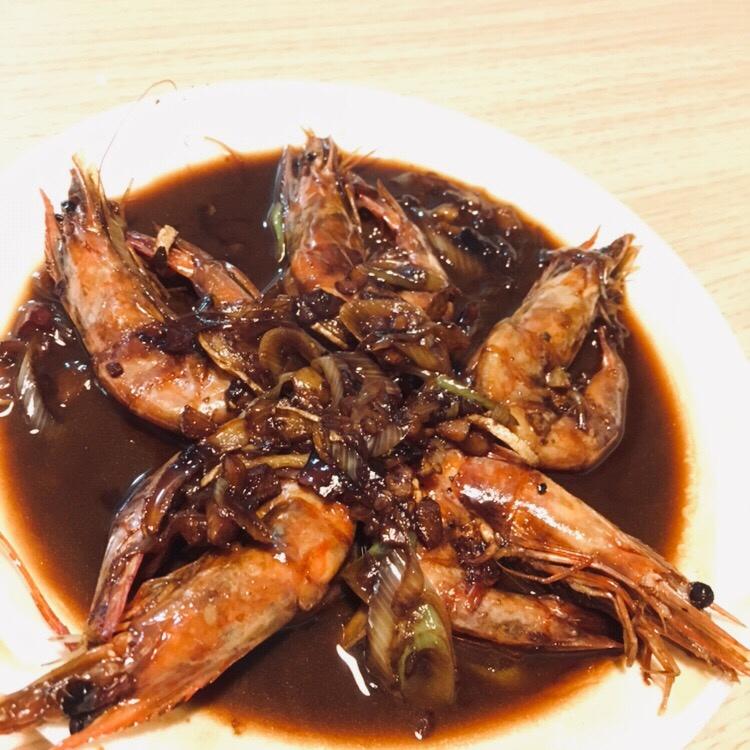 干烧大虾（黑虎虾）
