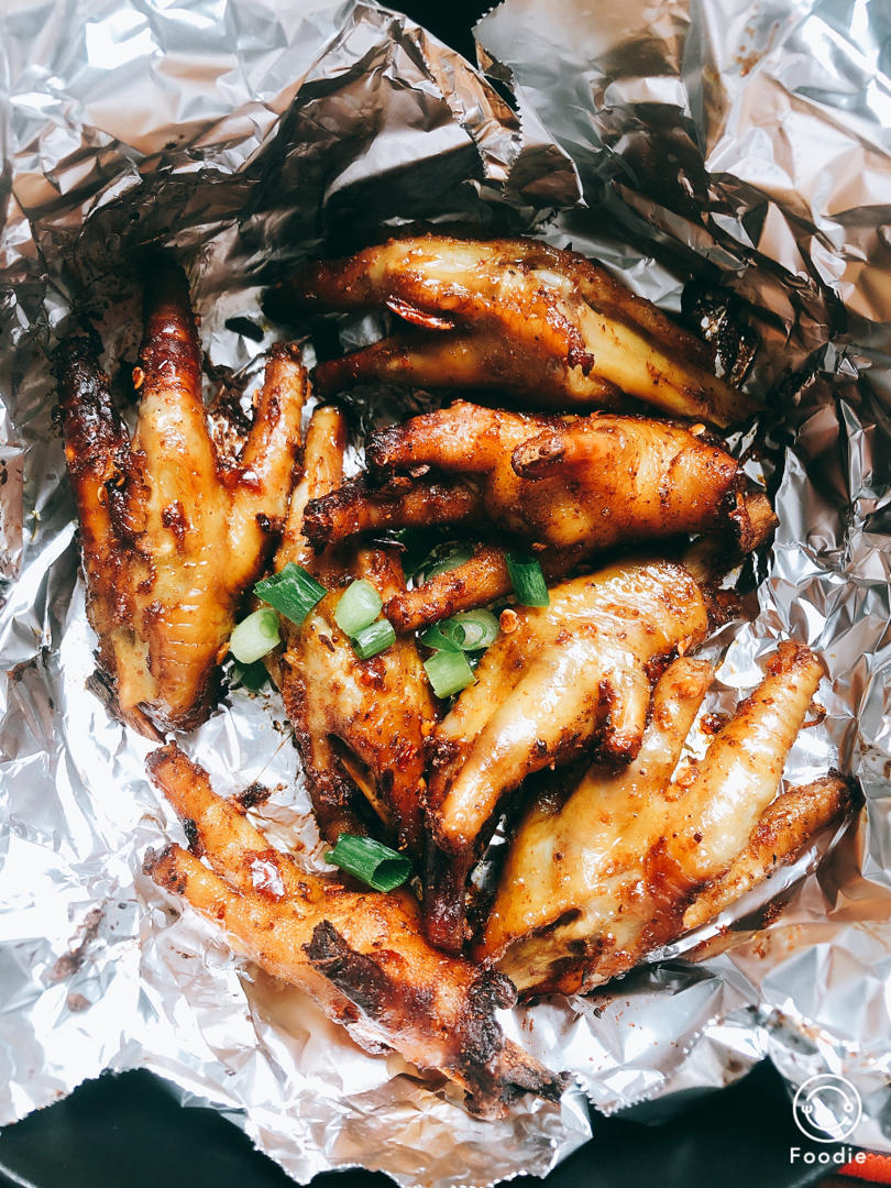 烧烤鸡爪空气炸锅版