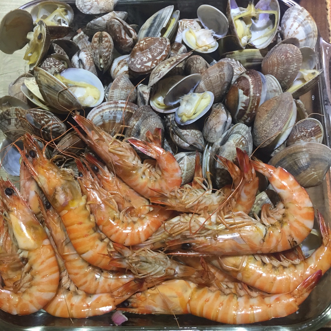 大海滋做的生焗海鲜大杂烩