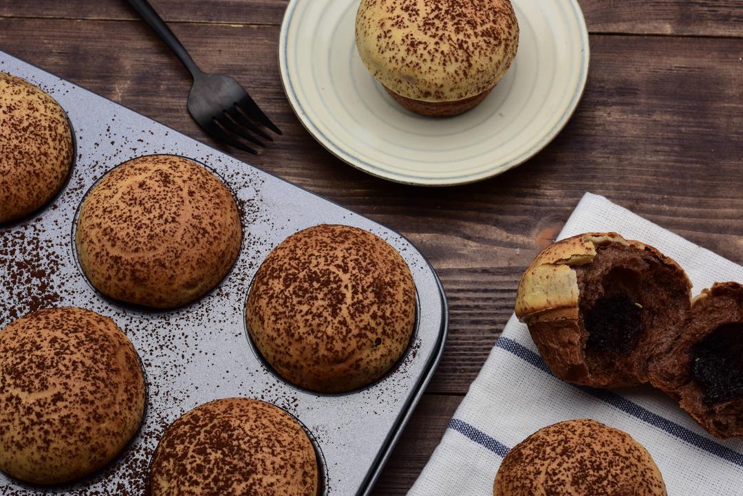 小展的下午茶│巧克力杯子面包的做法