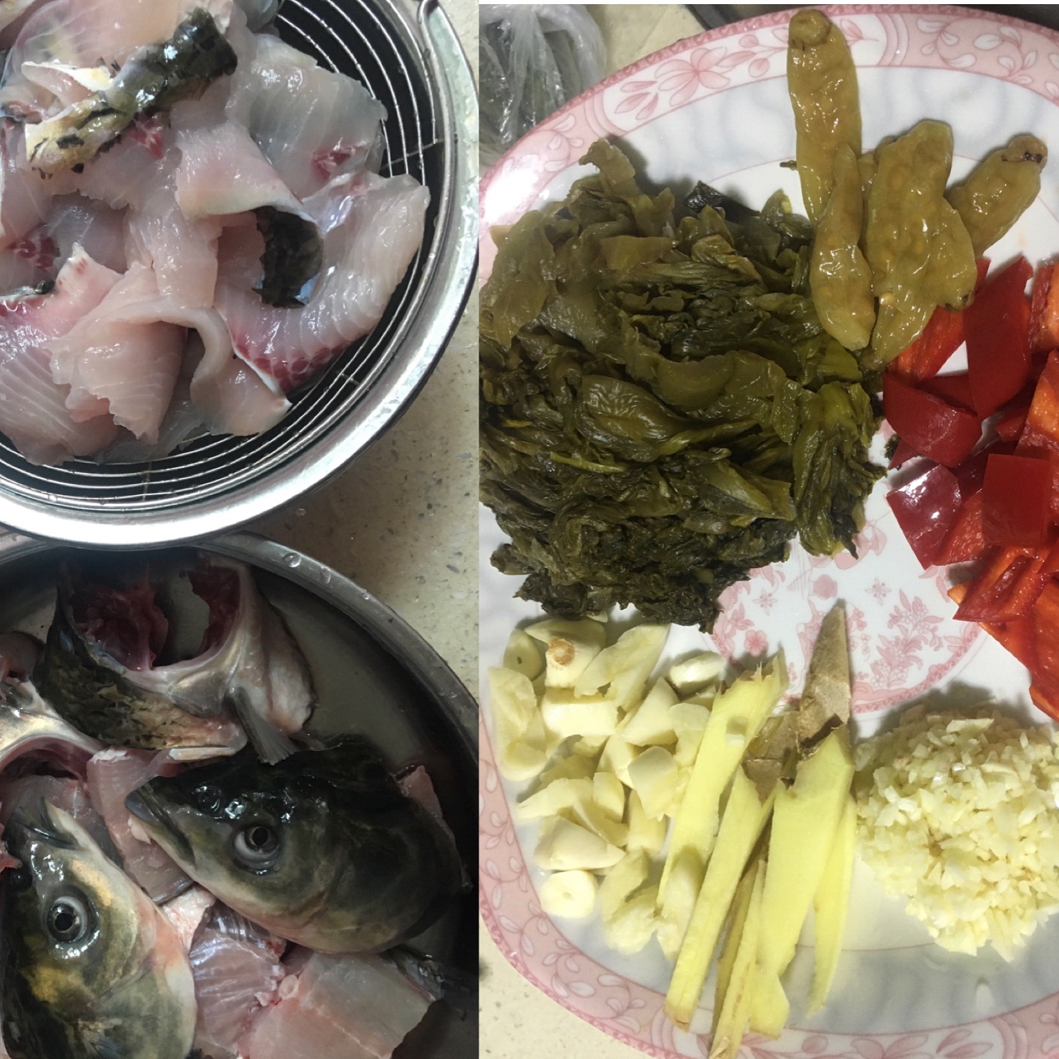 鱼汤鲜香的酸菜鱼的做法 步骤1