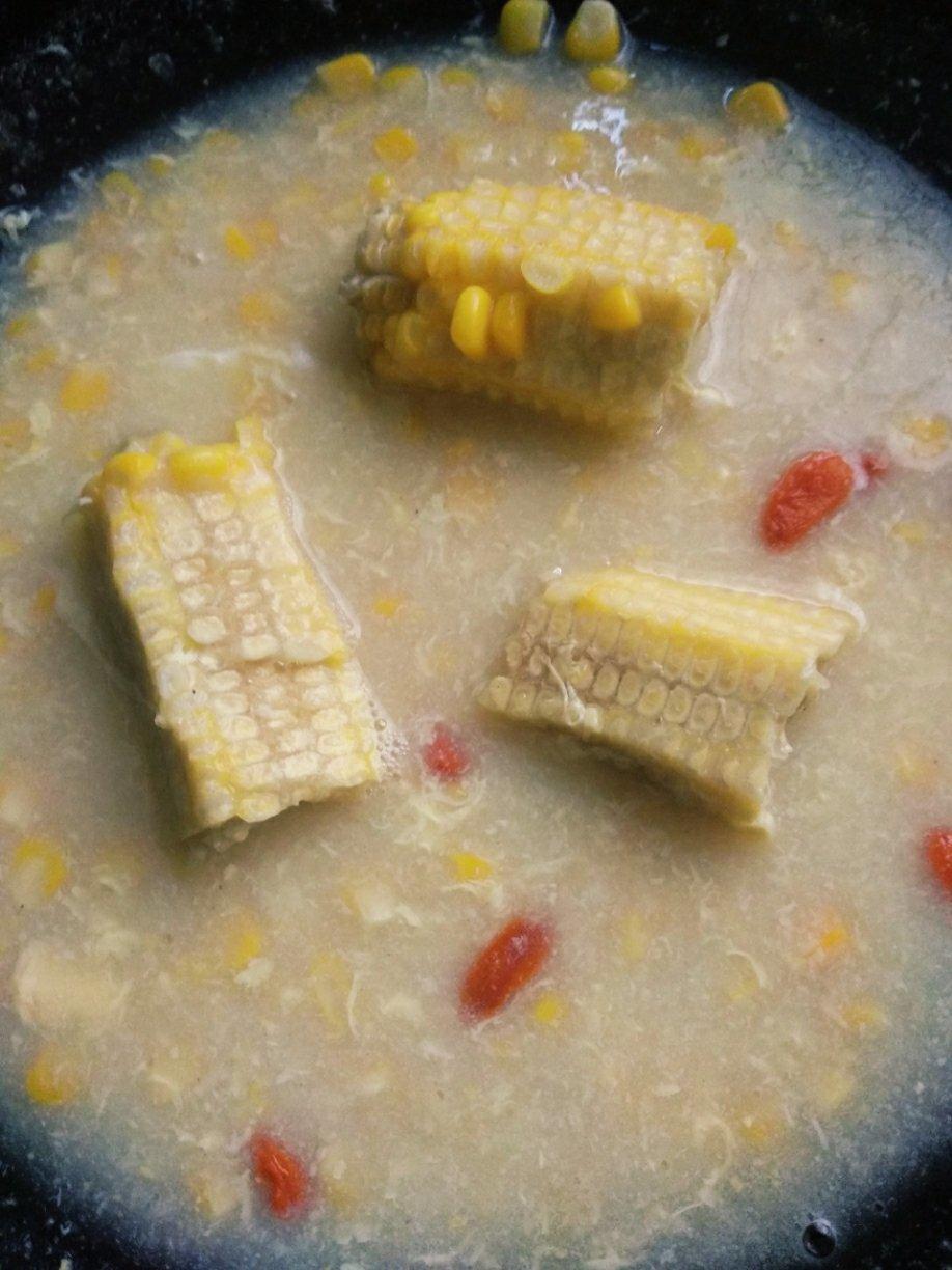 玉米羹。