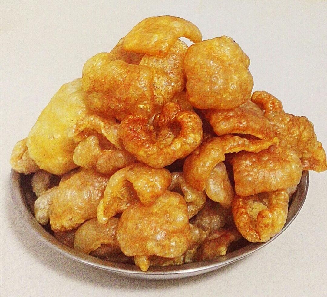 亲测烤箱、空气炸锅炸肉皮的做法