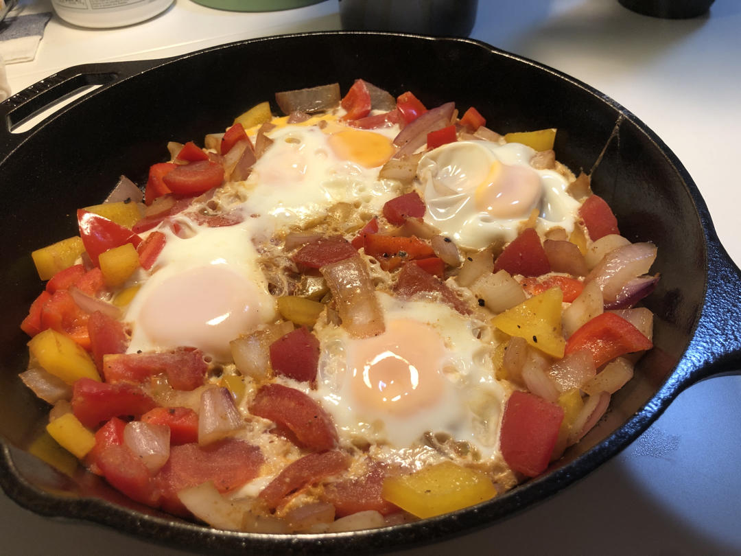 色香味俱全的北非蛋shakshuka