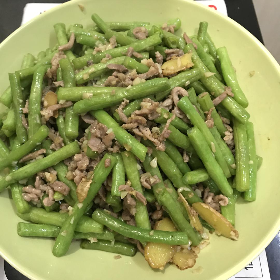 豆角（豇豆）炒瘦肉的做法 步骤8