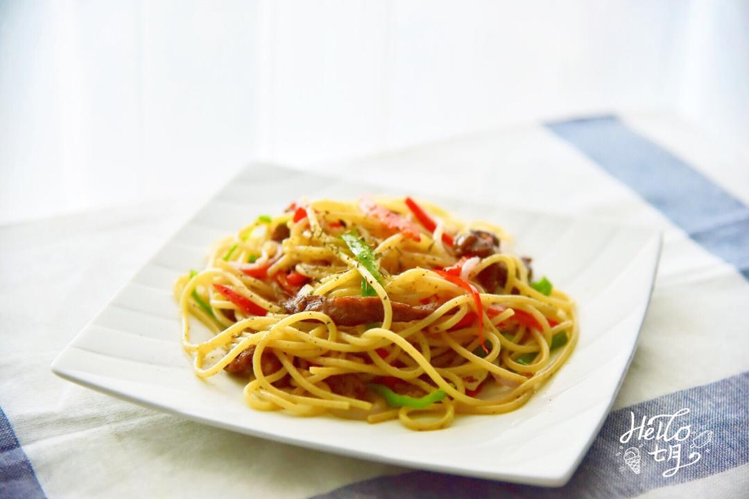 黑椒牛柳意面🍝