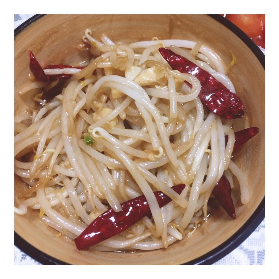 素炒豆芽