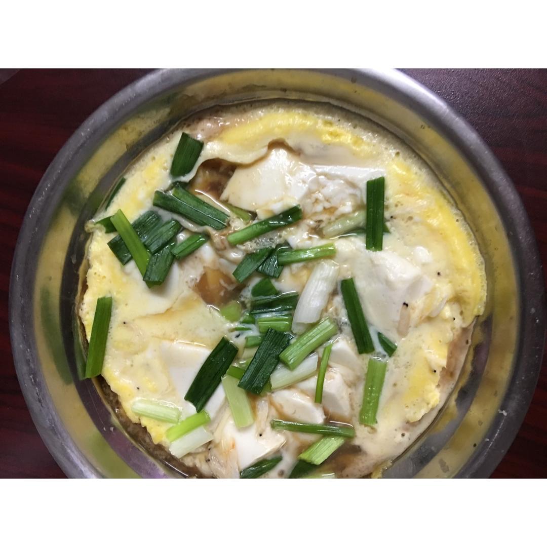 五分钟鸡蛋豆腐羹（附盒装豆腐脱模大法！）