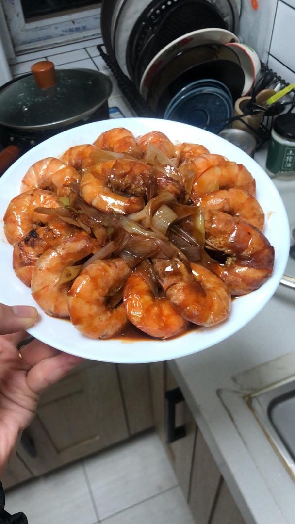家庭版油焖大虾