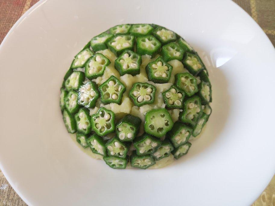 土豆泥秋葵