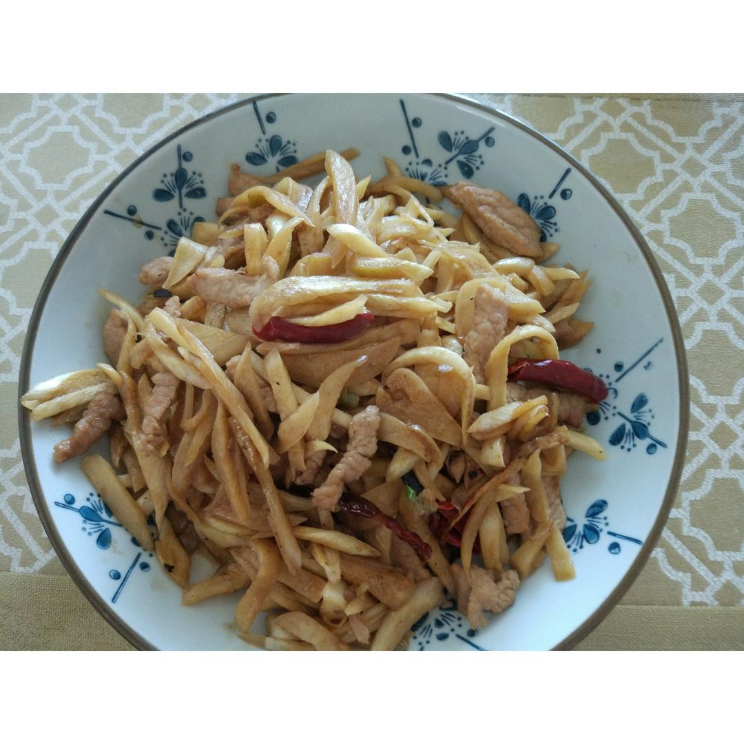 茭白肉丝