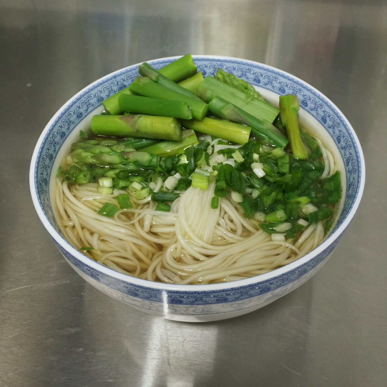 小葱麻油酱油面