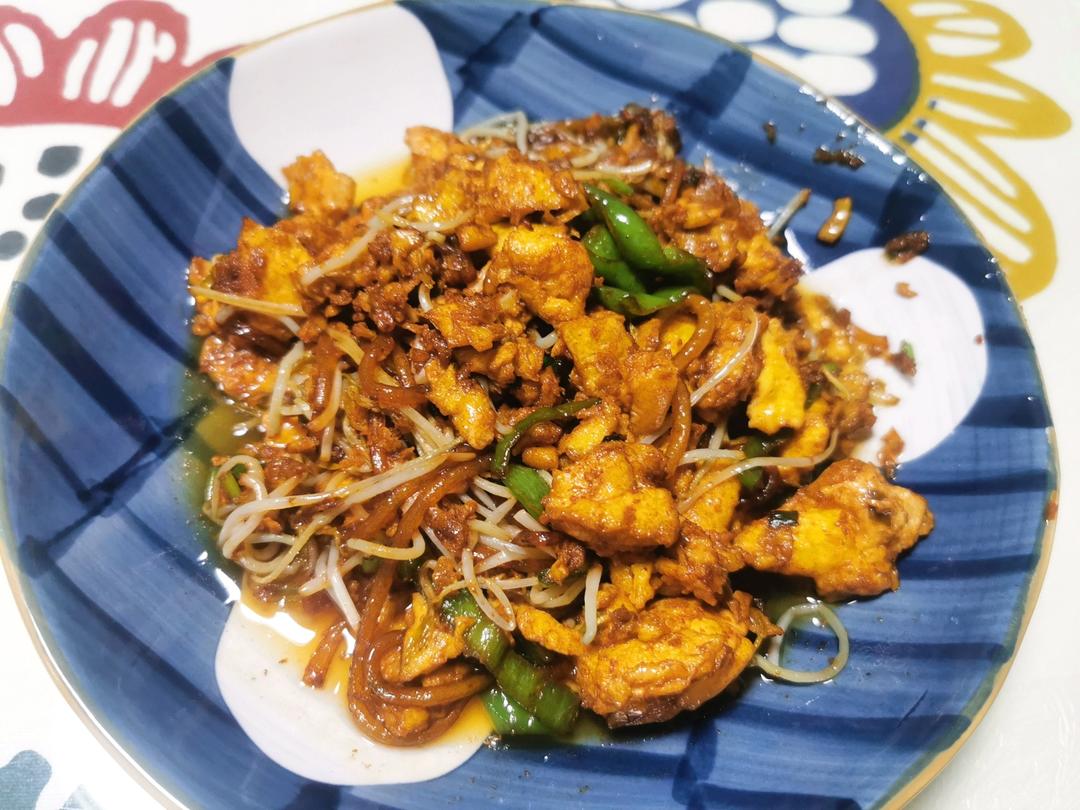 家庭版炒合菜
