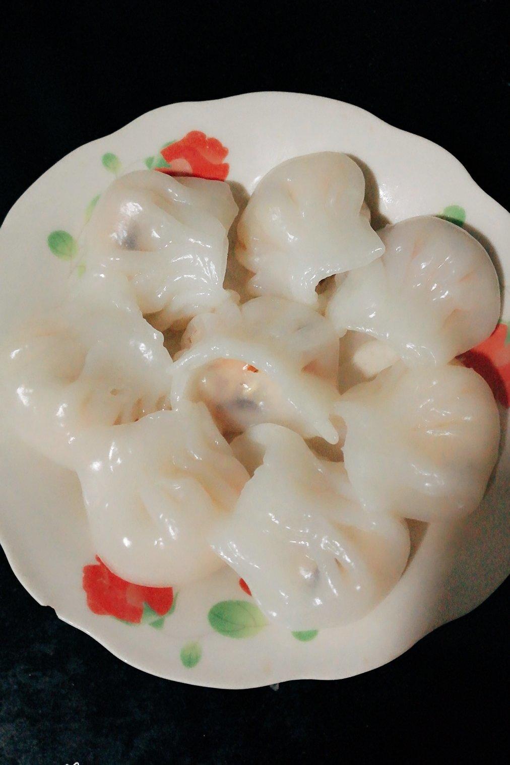 弯梳虾饺