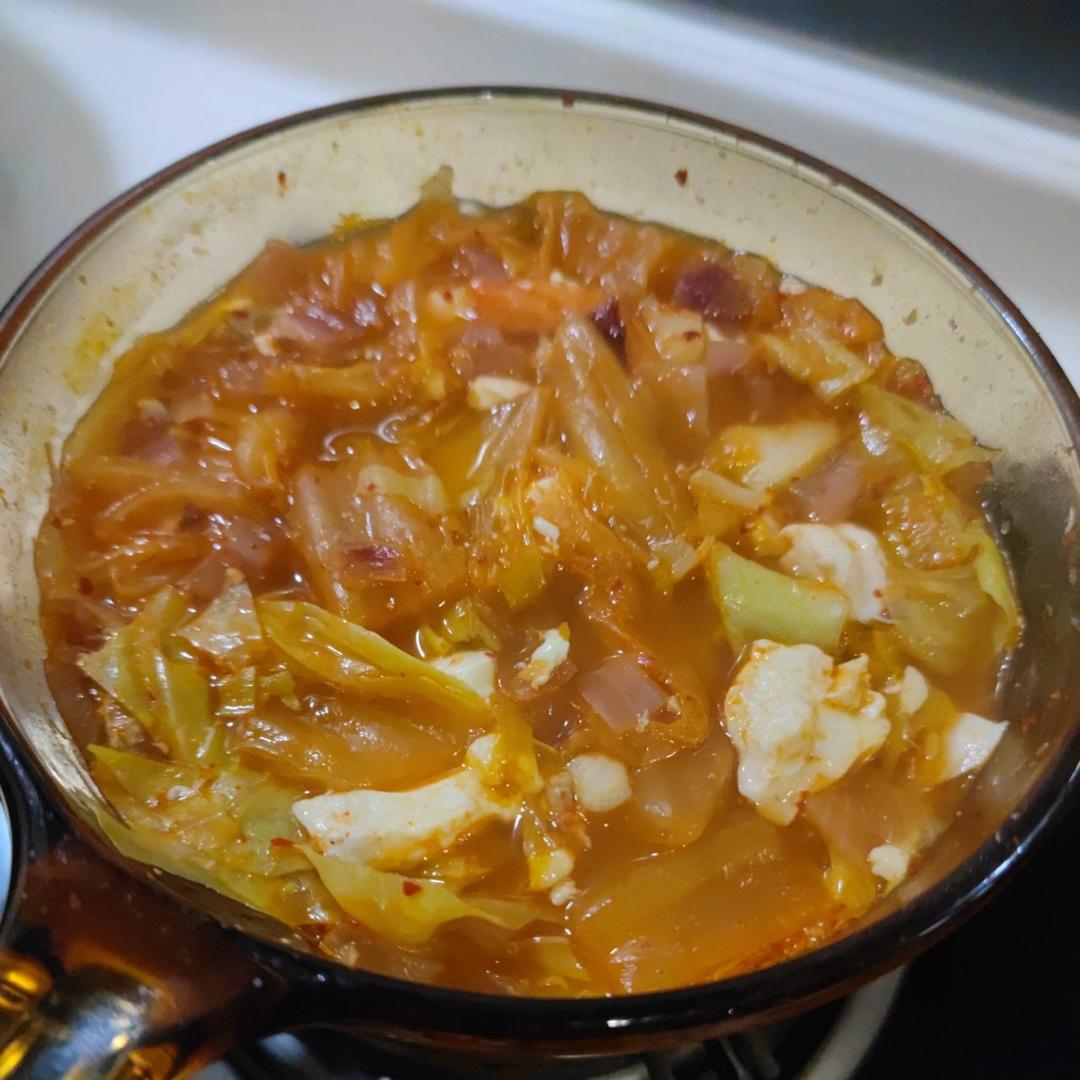 韩国大妈亲授— 韩式泡菜豆腐汤