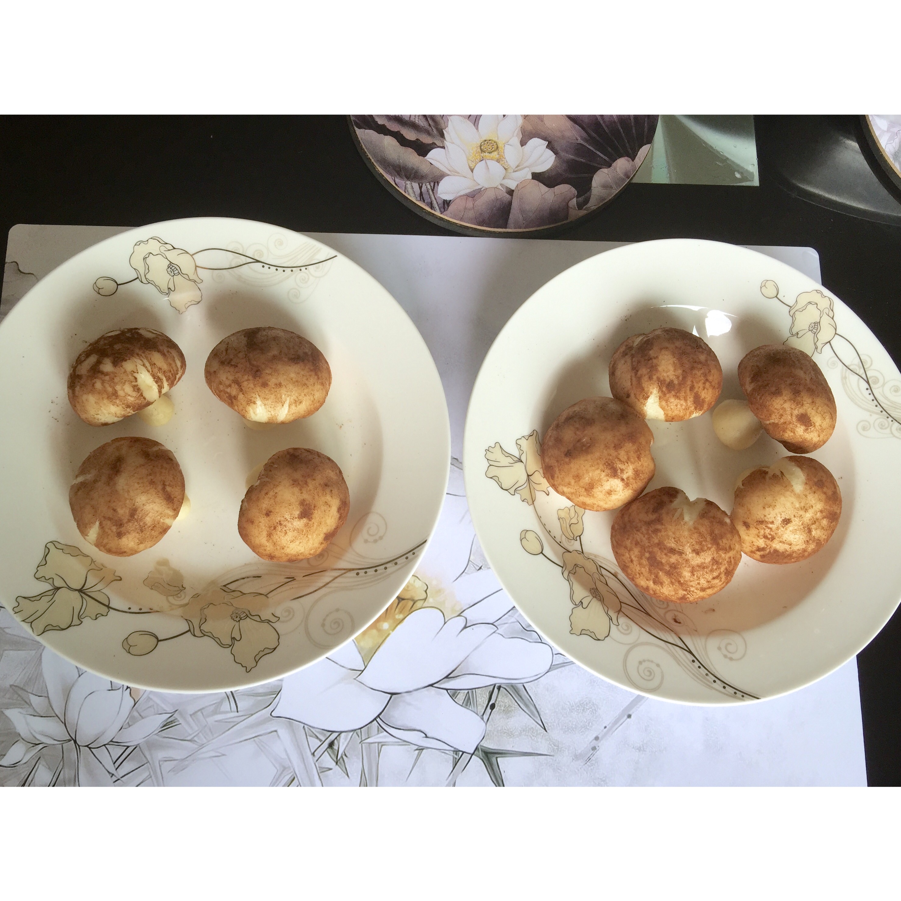 蘑菇包（奶黄馅）