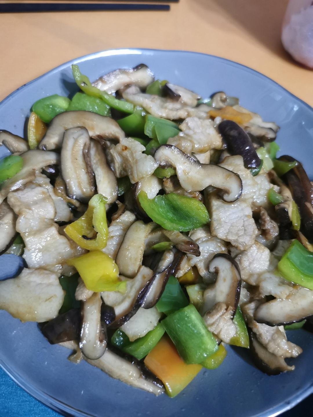鲜香菇炒肉