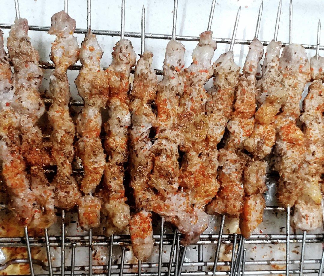 烤箱羊肉串