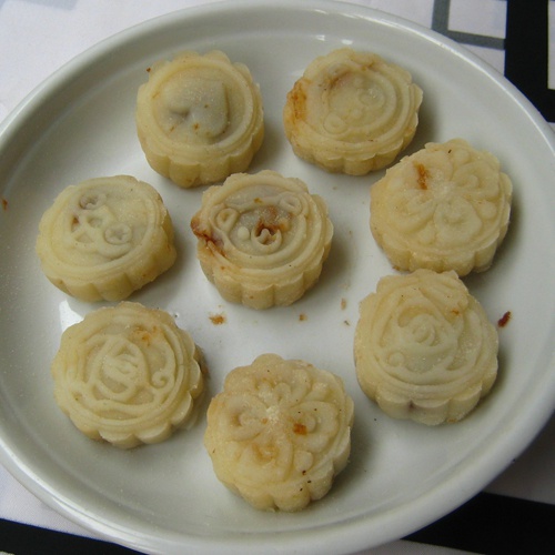 冰皮豆沙月饼