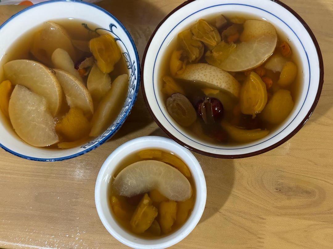 枇杷雪梨红枣汤