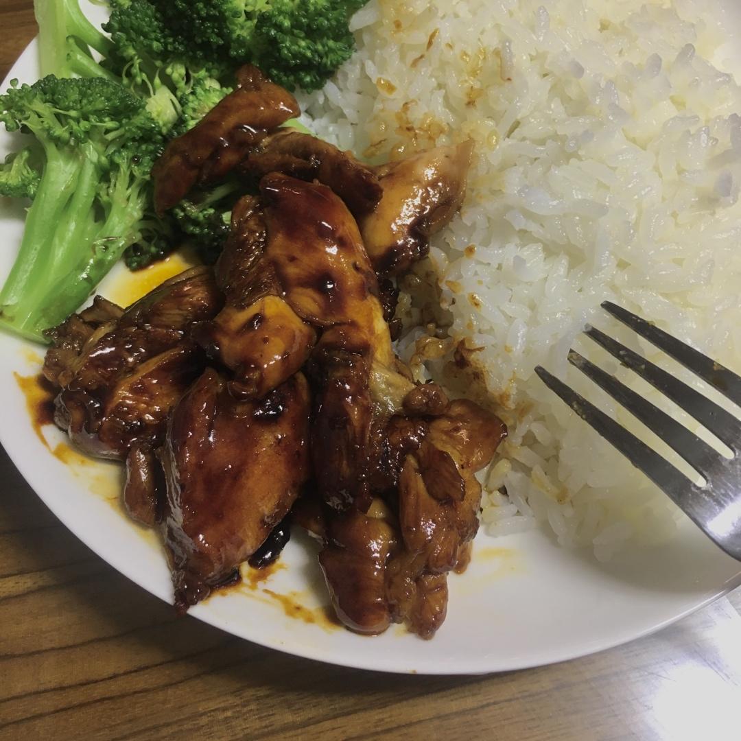 照烧鸡腿饭