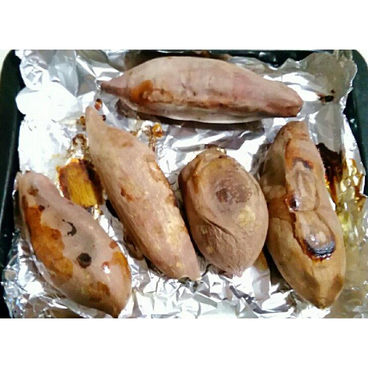 烤箱烤红薯