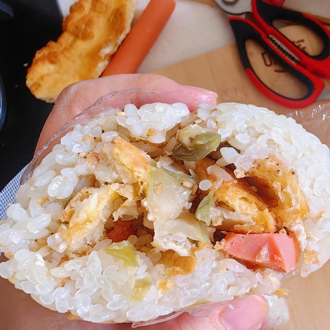 超棒咸甜口粢饭团