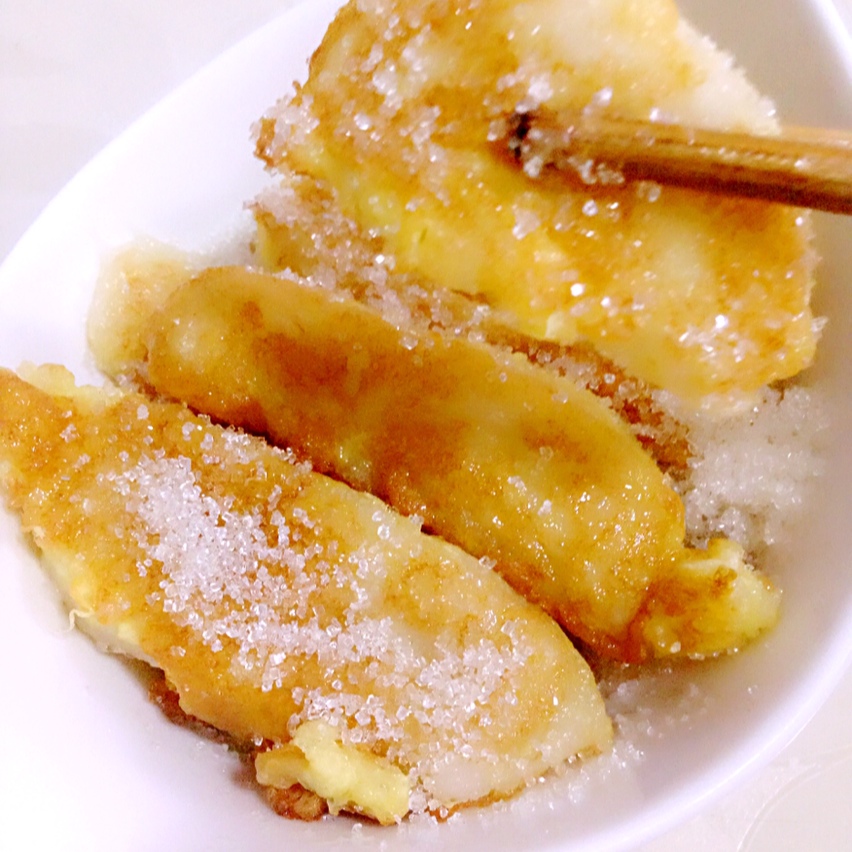 花果山好吃狗做的油炸甜糍粑