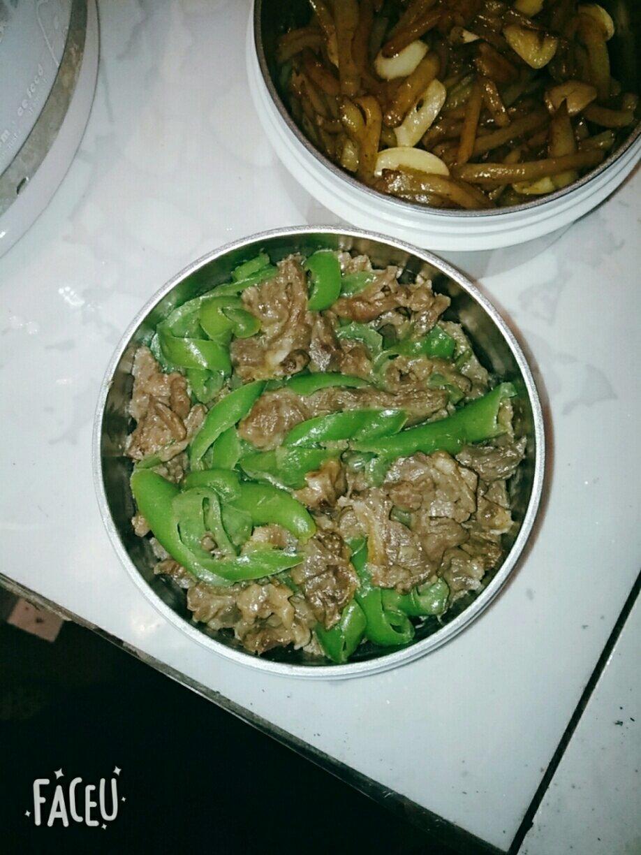 尖椒炒牛肉