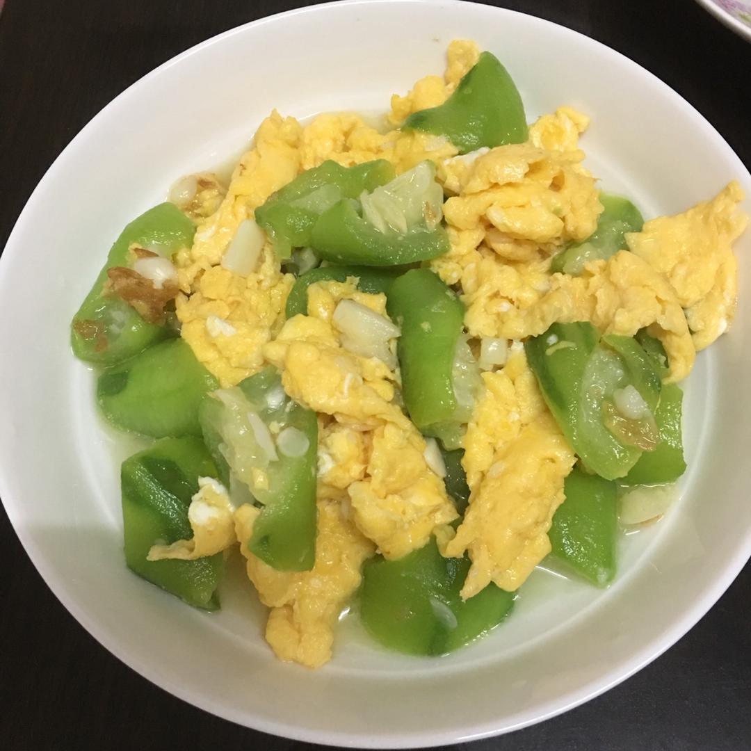 丝瓜炒蛋