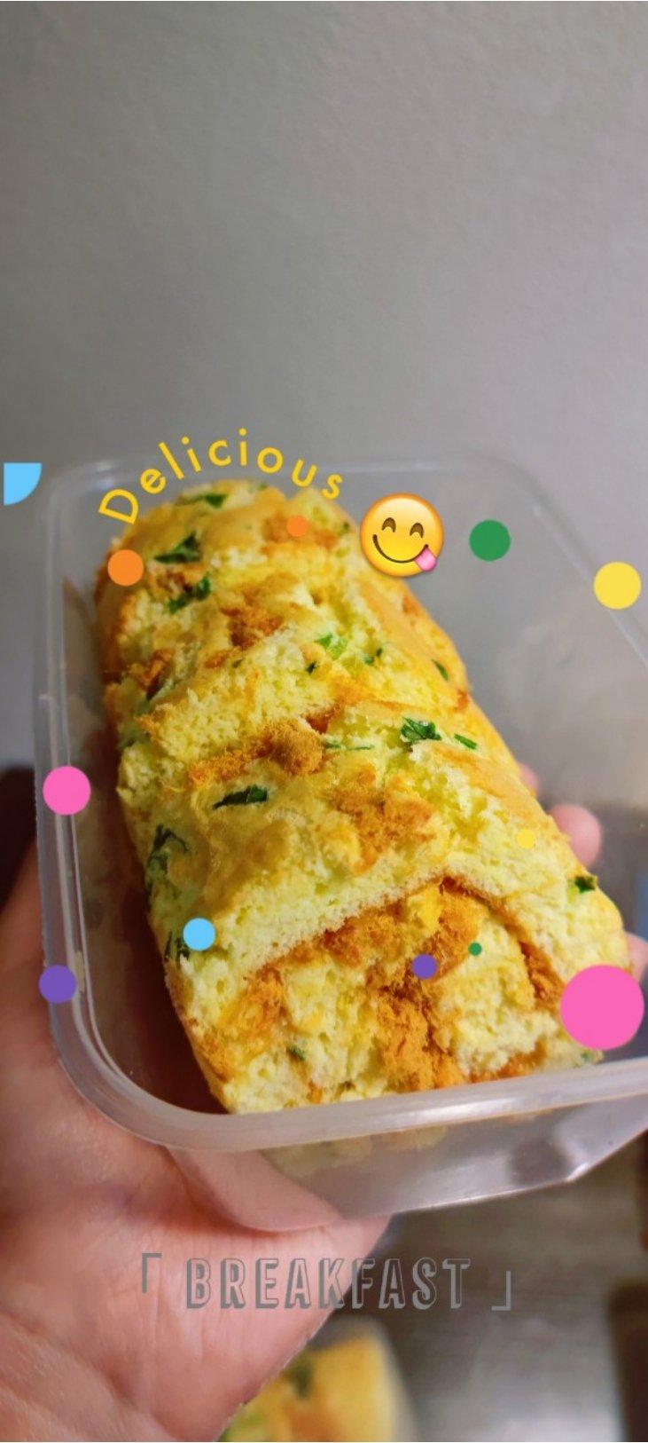 香葱肉松肥蛋糕卷～