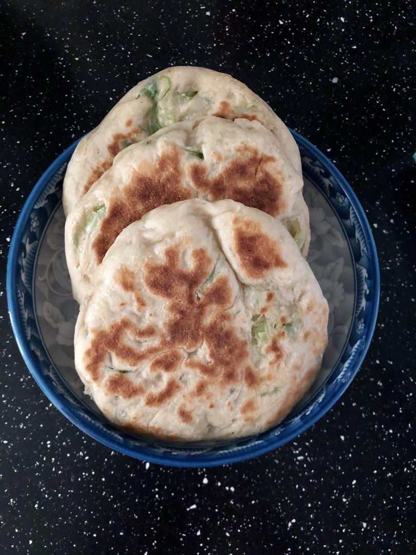 发面椒香葱花饼（超级宣软）