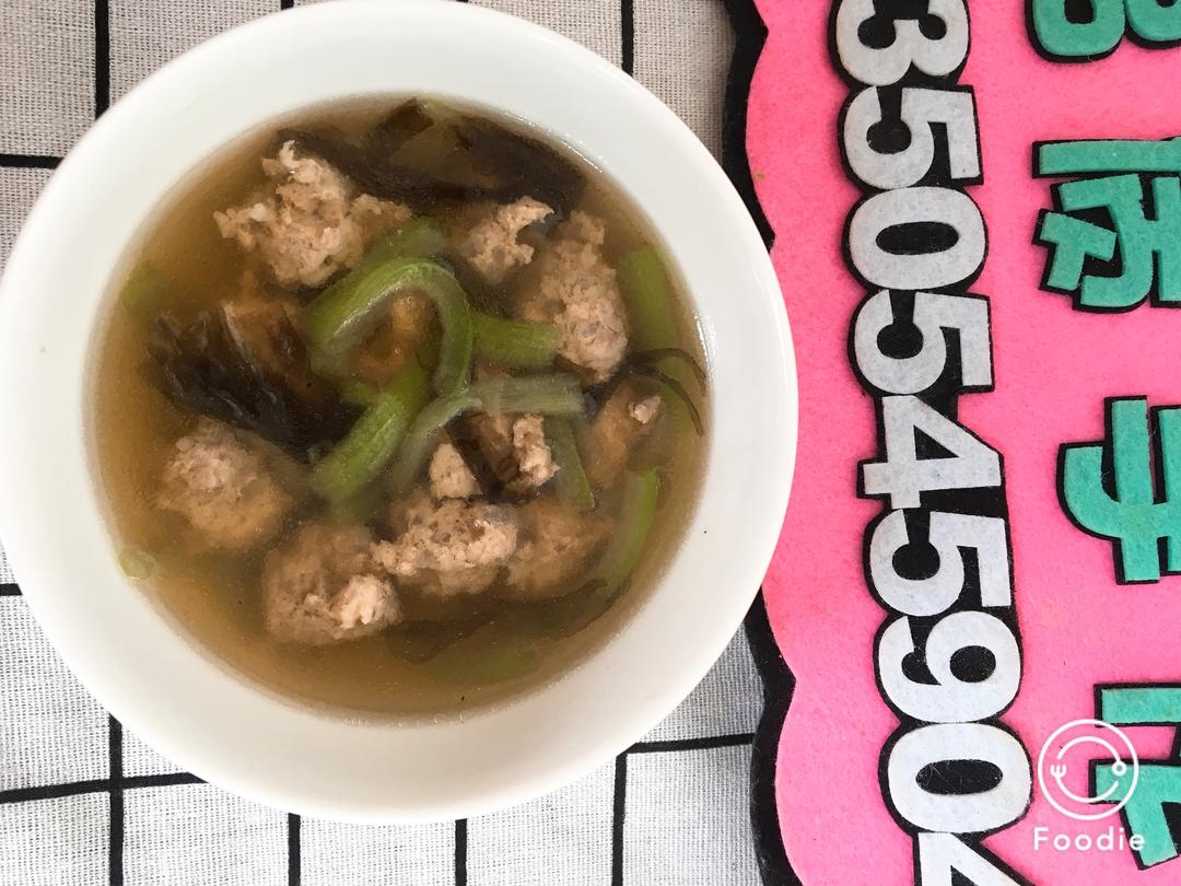 丝瓜白萝卜肉丸