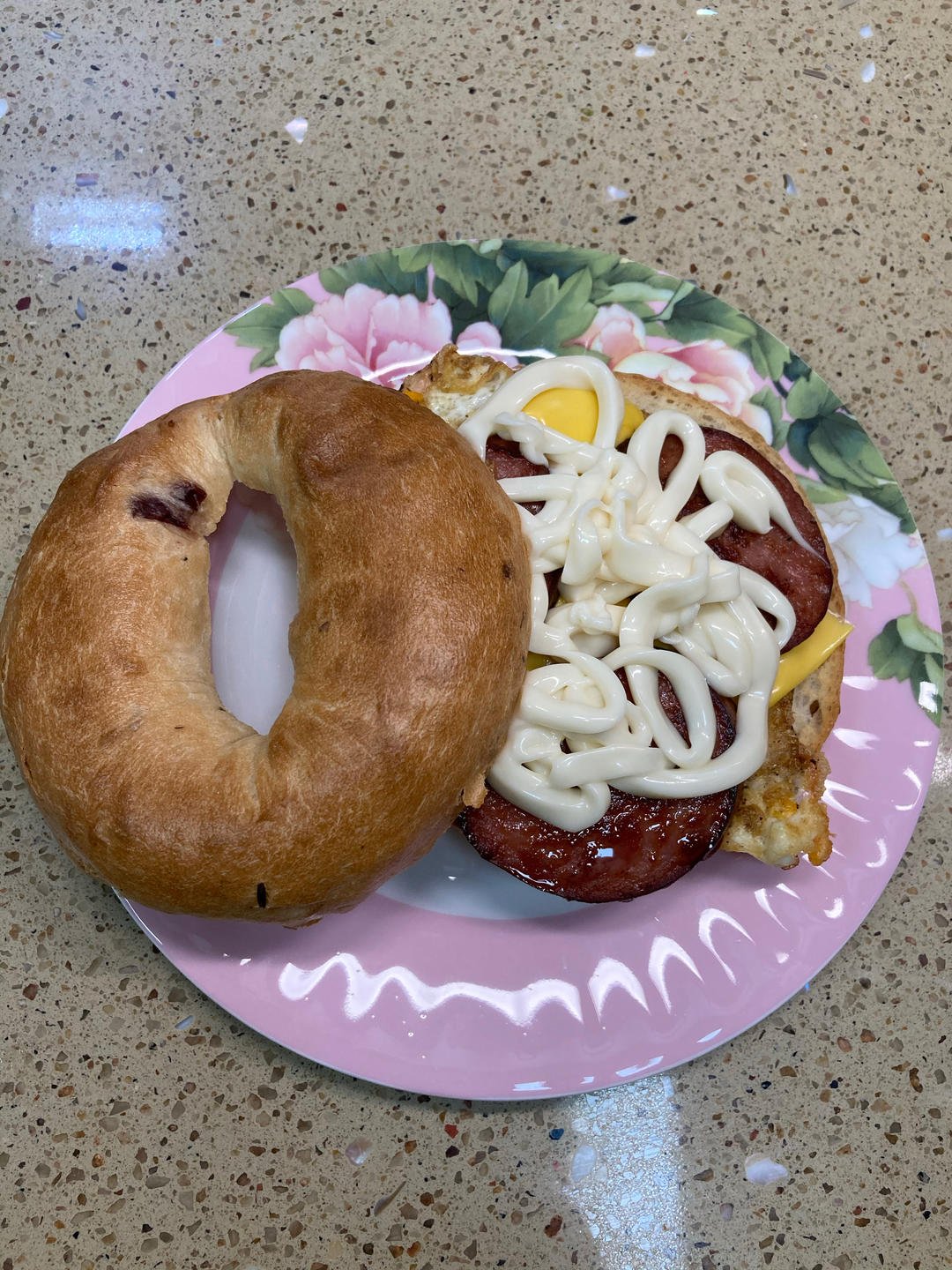 减脂低卡食谱 ｜ 贝果🥯三明治