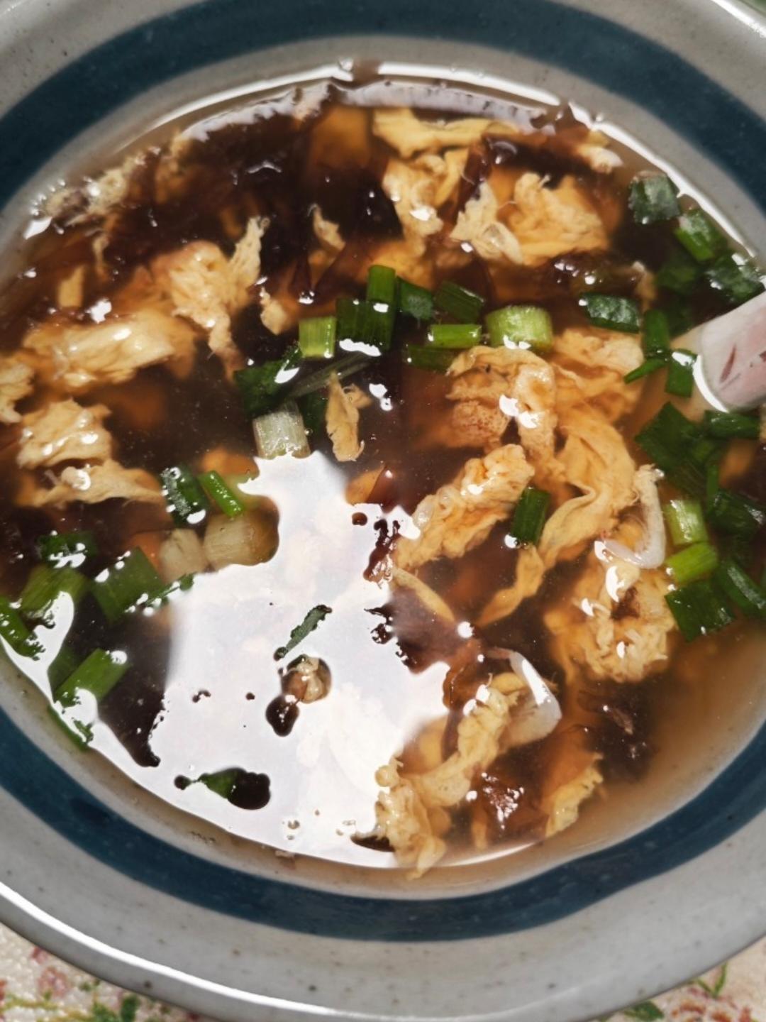 三分钟搞定的虾皮紫菜蛋花汤