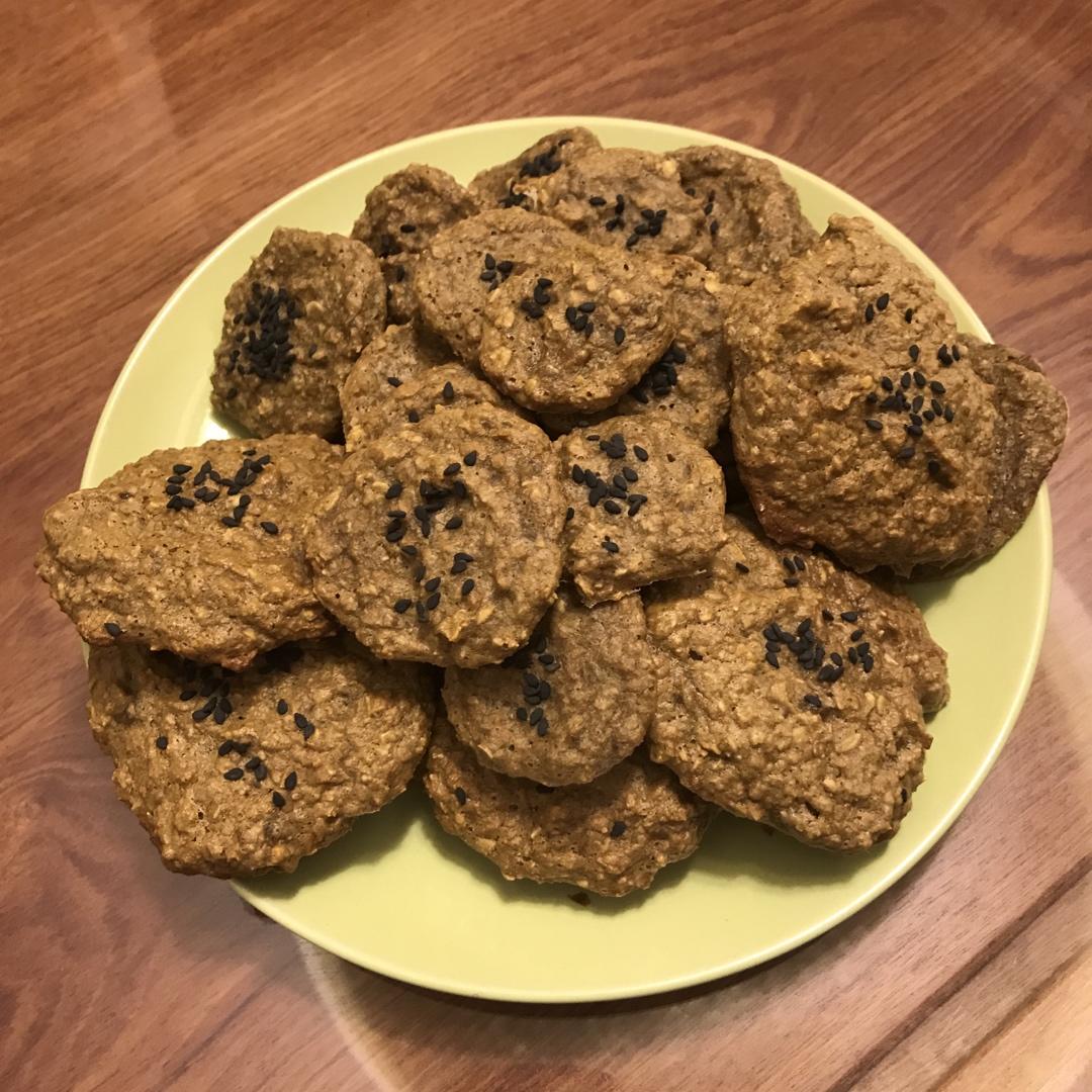 香蕉燕麦饼