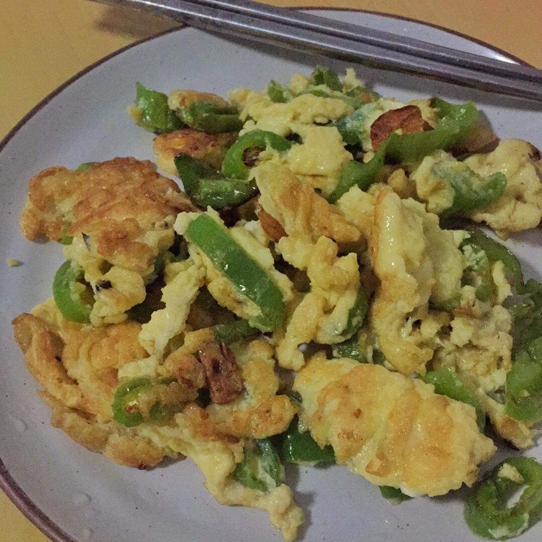 尖椒炒鸡蛋
