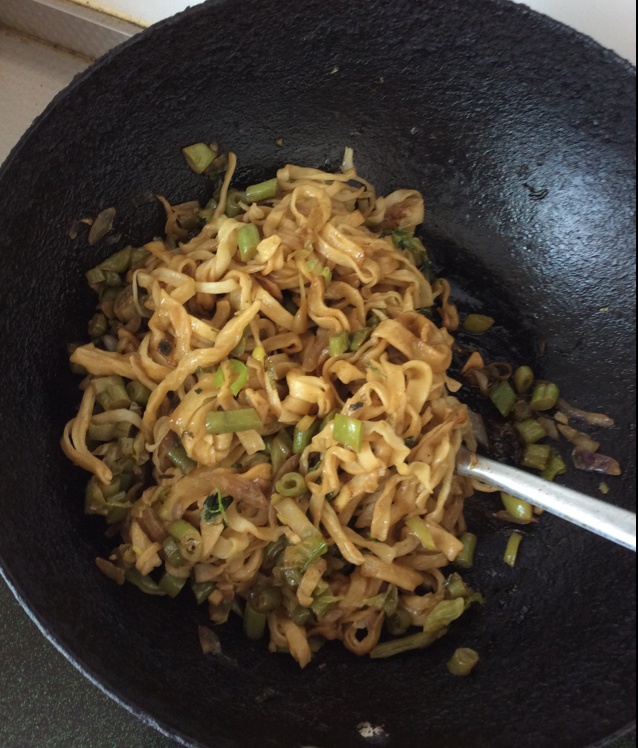 豆角焖面