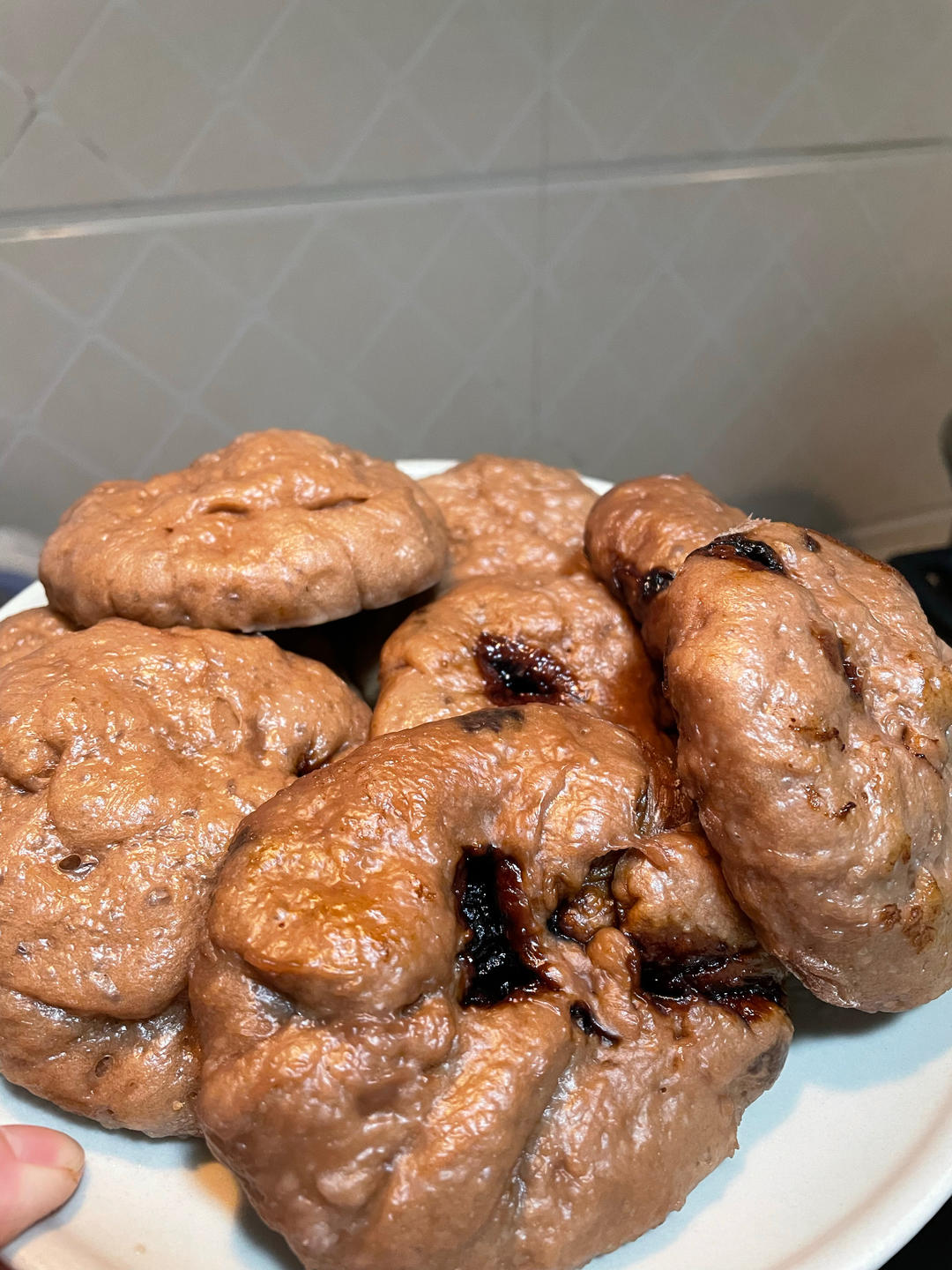 面包机版牛奶红糖馒头