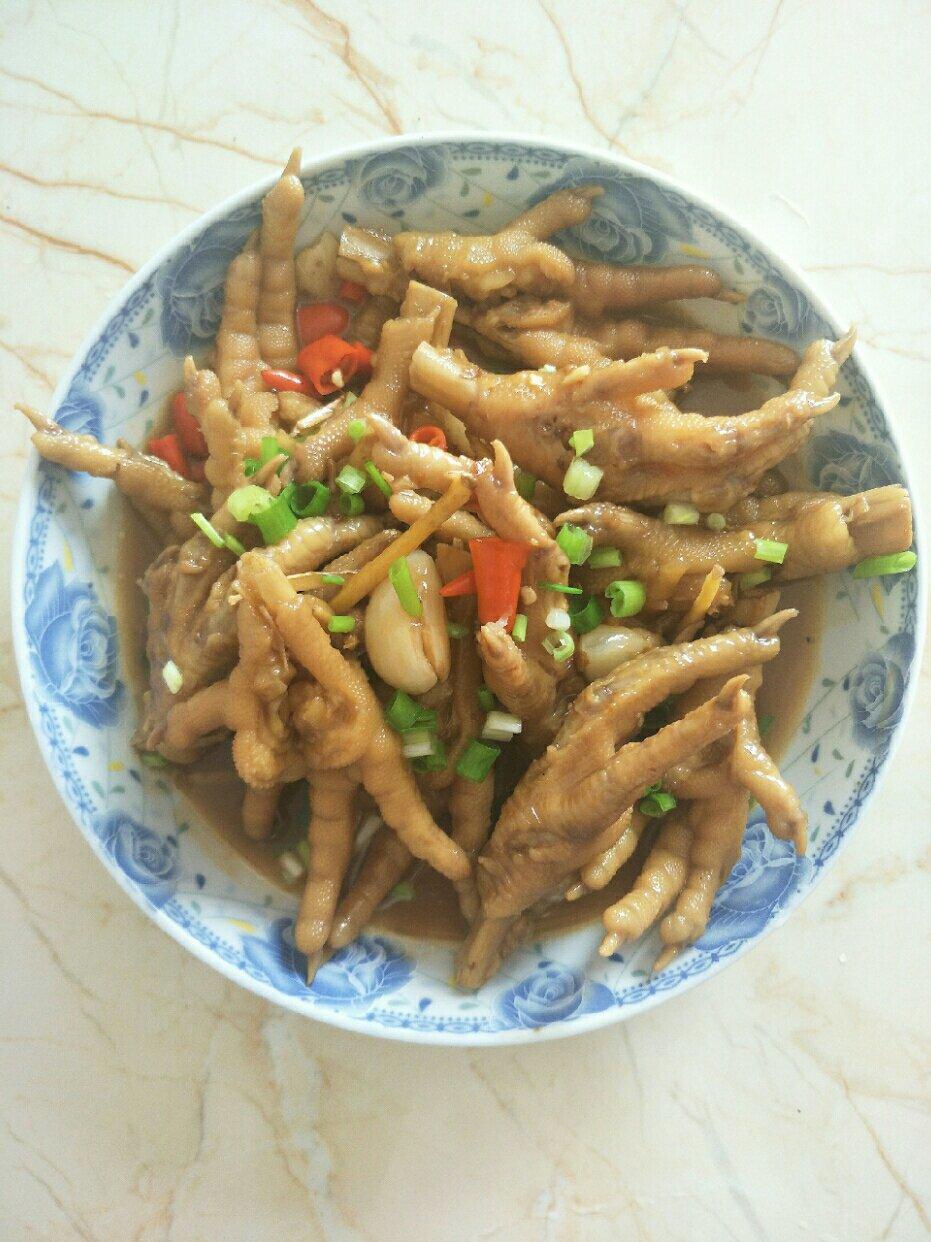 香辣烧鸡爪