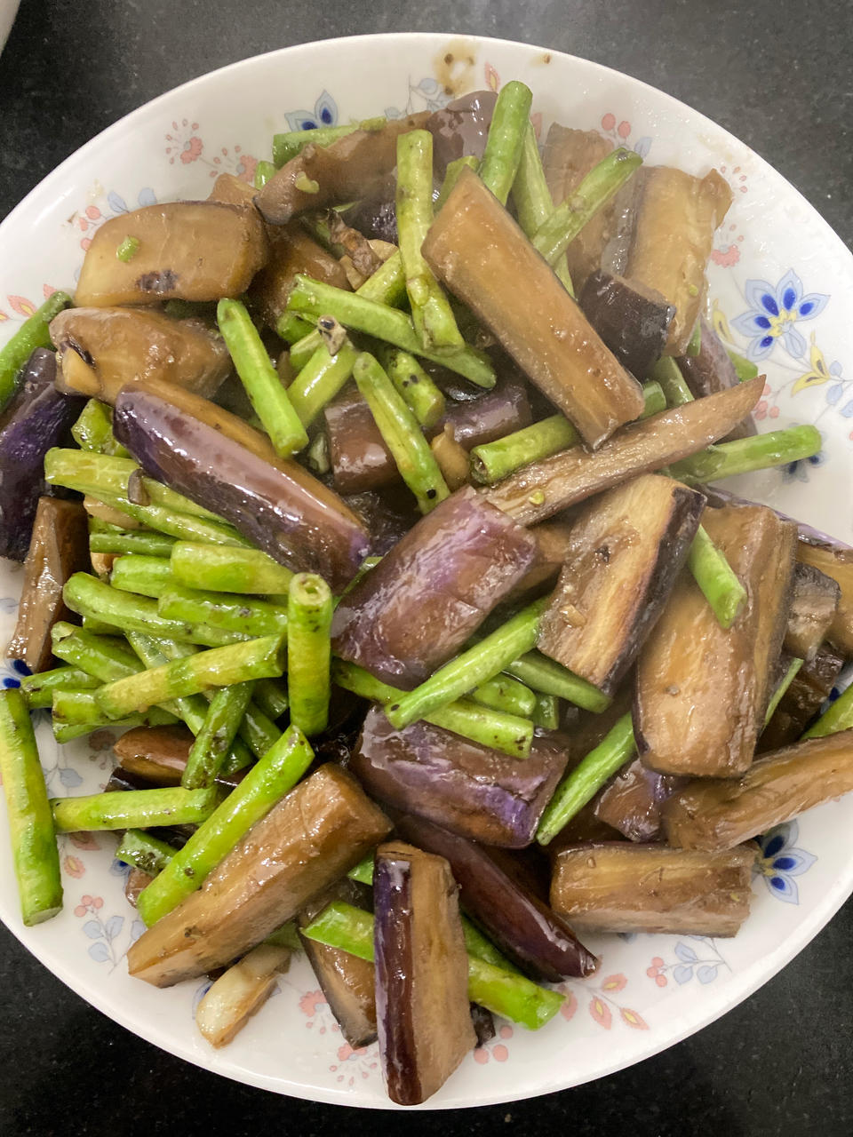 豆角烧茄子